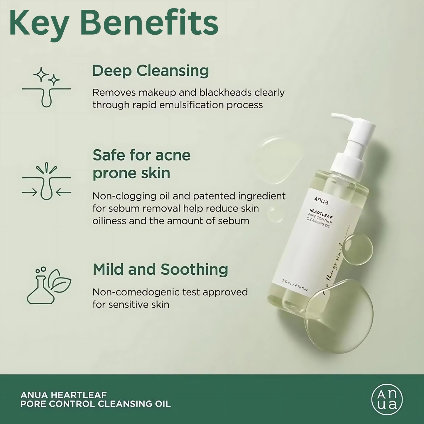 Anua Heartleaf Pore Control Cleansing Oil