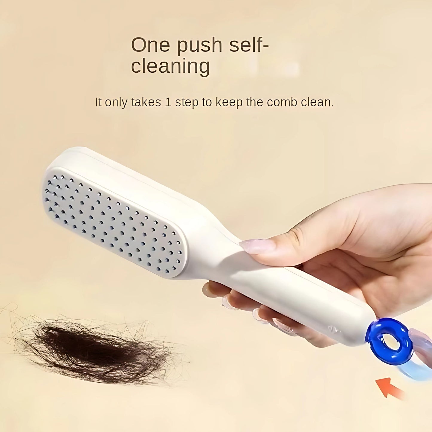 Self-Cleaning Hair Brush