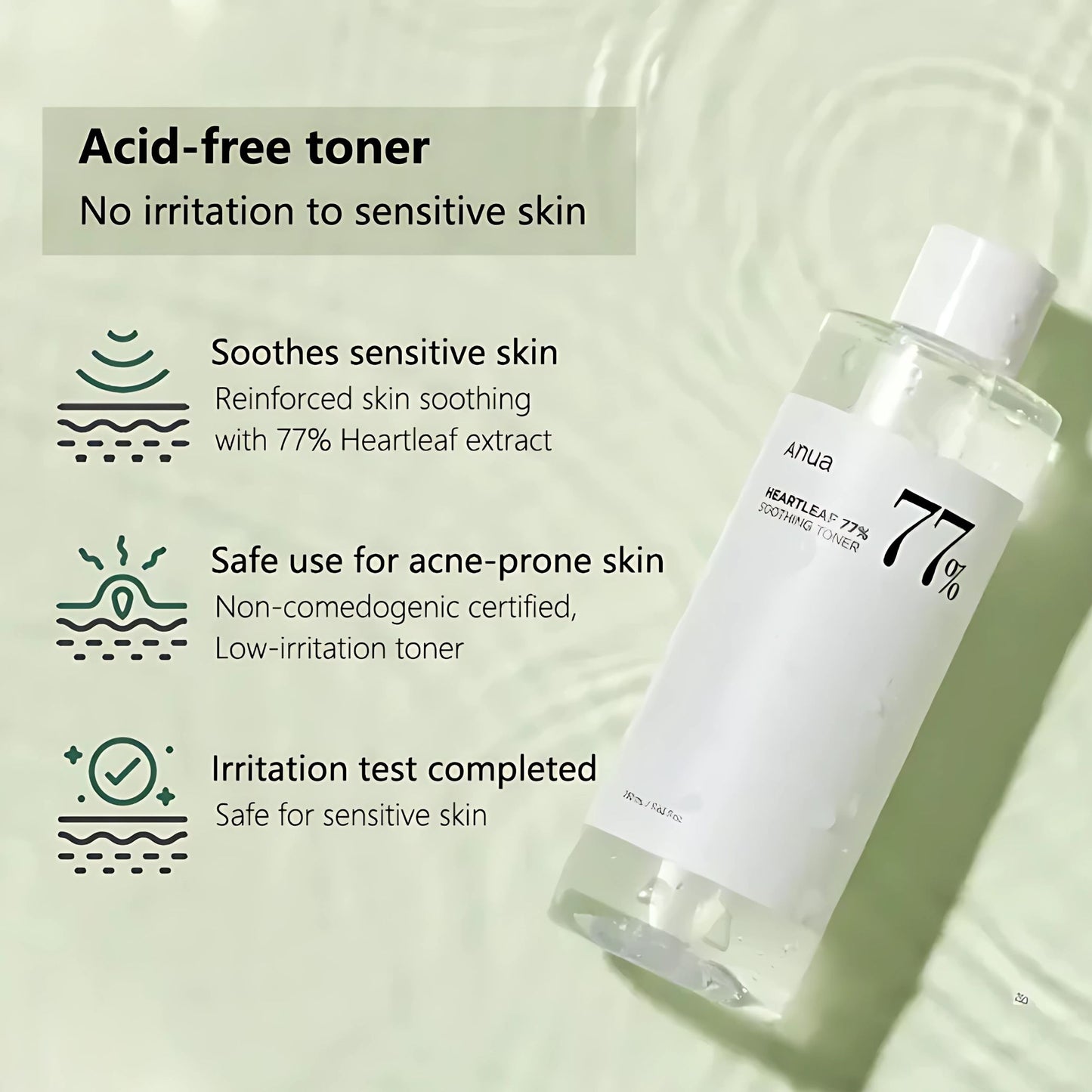 Anua Heartleaf 77% Soothing Toner 250ml