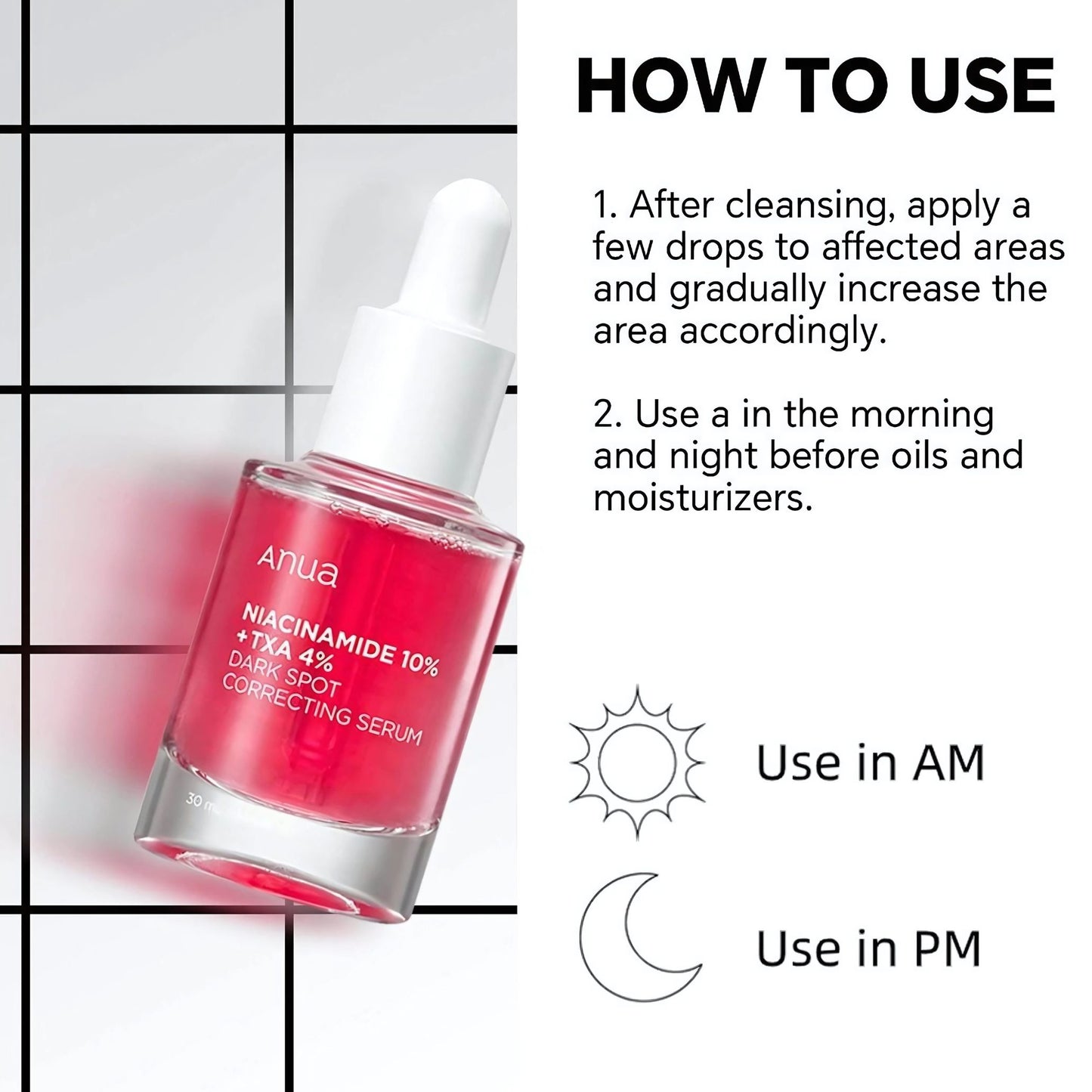 Anua Niacinamide 10% + TXA 4% Dark Spot Correcting Serum