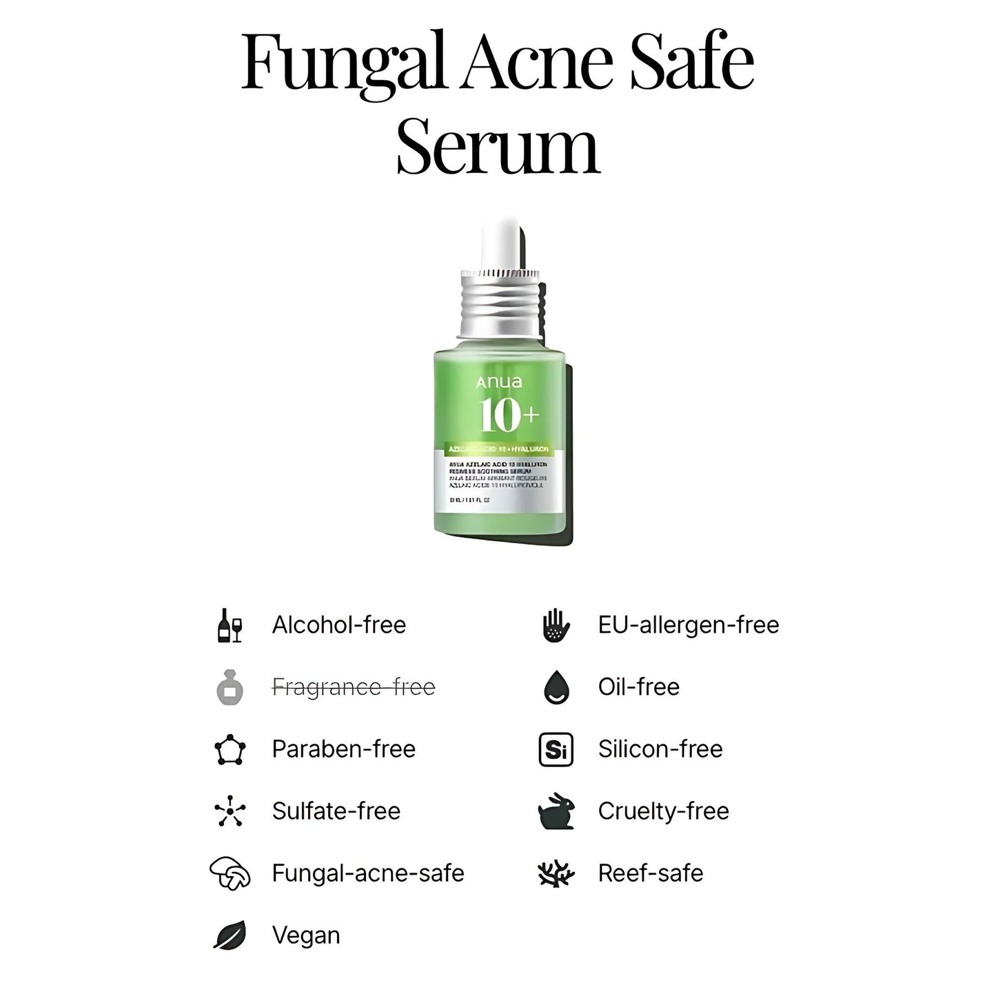 Anua Azelaic Acid 10 Hyaluron Redness Soothing Serum 30ml
