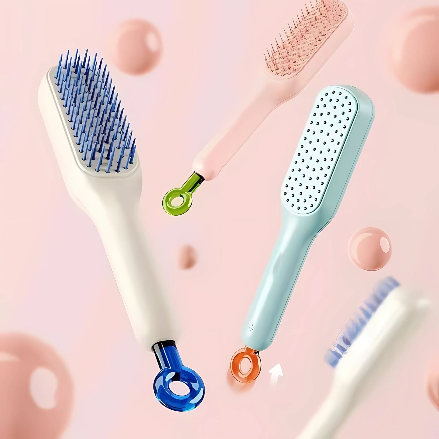 Self-Cleaning Hair Brush