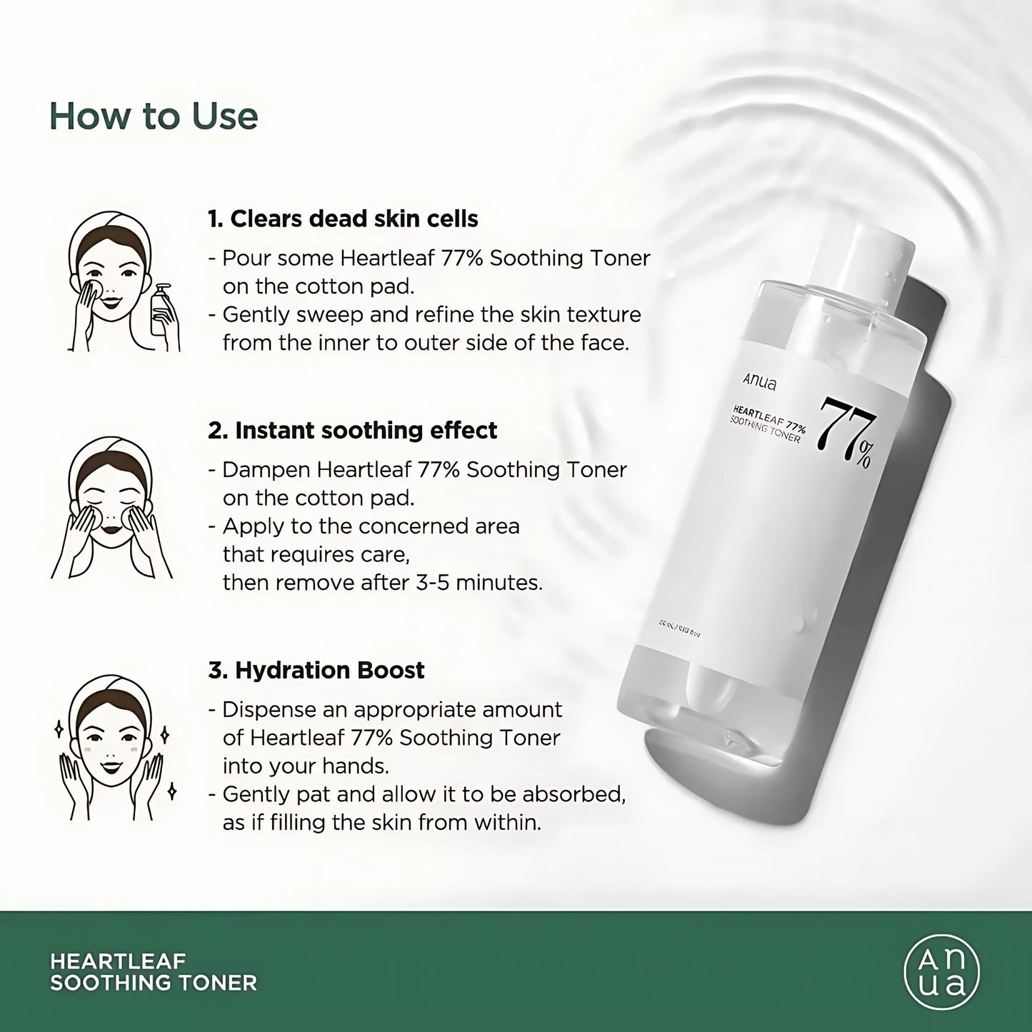 Anua Heartleaf 77% Soothing Toner 250ml