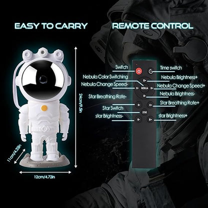 Galaxy Star Projector LED Night Light Starry Sky Astronaut Projectors