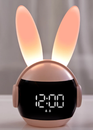 Rainbow Rabbit LED Digital Alarm Clock