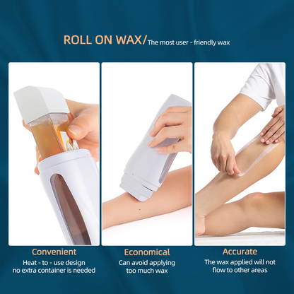 3 In 1 Depilatory Wax Warmer Roller