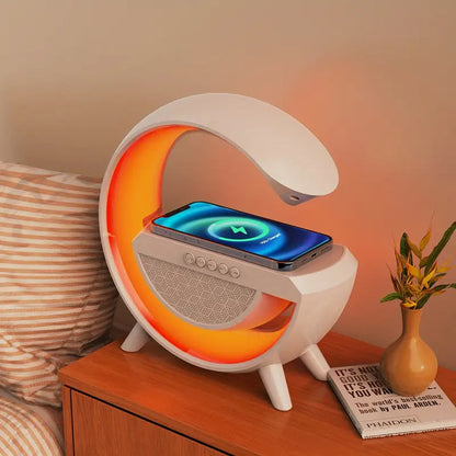 G-Shape LED Wireless Charging Speaker Lamp (Original)